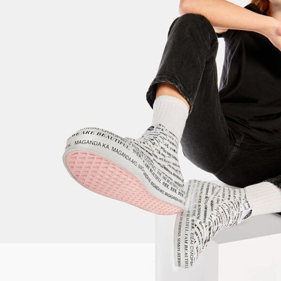 Men's Vans "We Are Beautiful" Sk8-Hi Tapered Sneakers 7 - Picture 4 of 14